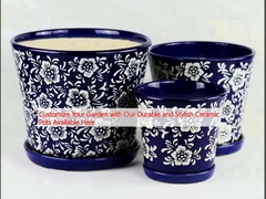 Προσαρμόστε τον κήπο σας με τις ανθεκτικές και κομψές κεραμικές γλάστρες που διαθέτουμε εδώ