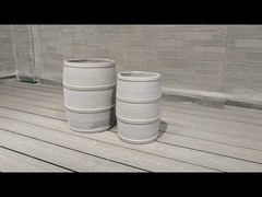 Στρογγυλή φυτική φιάλη για καυστήρες κατασκηνώσεων και θερμότερο φούρνο κάρβουνο μπάρμπεκιου