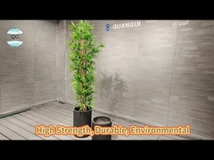 Σύγχρονες κεραμικές μεγάλες γλάστρες τσιμέντου Γλάστρες τσιμέντου με αποχέτευση και προστασία από την υπεριώδη ακτινοβολία