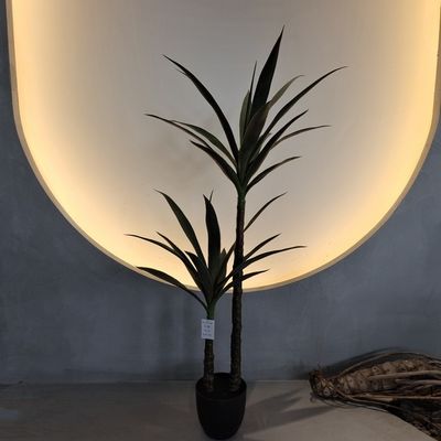 Αγορά Λούσι 100-130cm μετάξι τεχνητό δέντρο Yucca όλα τα καιρικά αδιάβροχο ψεύτικο φυτό online manufacture