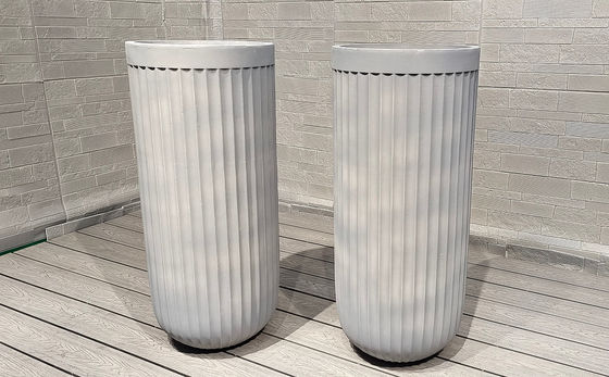 Αγορά Διάρκεια ζωής 5-6 έτη Εξωτερική προσαρμοσμένη φυτεία από ίνες πηλού για ανθεκτική και κομψή φύτευση online manufacture